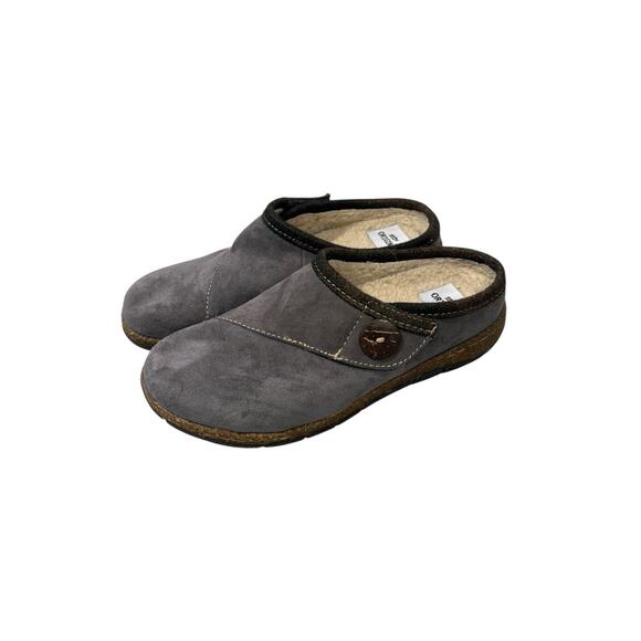 Earth Origins Slip-On Clogs - Ezra Gray Grey Women’s Size 7 Excellent Round Toe - Picture 2 of 8